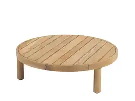 4 Seasons Outdoor | Koffietafel Finn Teak Ø80 cm x 25(h) cm