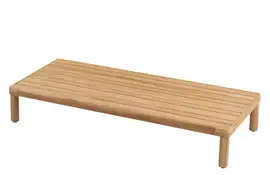 4 Seasons Outdoor | Koffietafel Finn Teak 150 x 65 x 25 cm