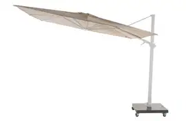 4 Seasons Outdoor | Parasol Siesta Premium 300 x 300 cm | Zand-Wit