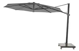 4 Seasons Outdoor | Parasol Siesta Premium Ø350 cm| Antraciet