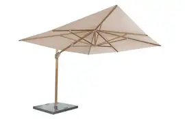 4 Seasons Outdoor | Parasol Hacienda 300 x 400 cm | Houtlook-Sand