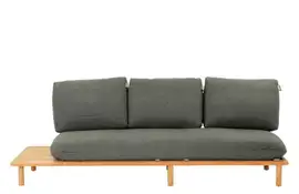 Apple Bee | Loungebank Sling 3-zits Rechts | Pavement
