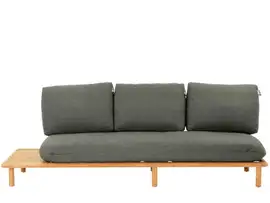 Apple Bee | Loungebank Sling 3-zits Rechts | Pavement