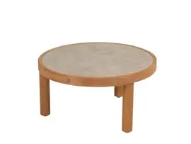 4 Seasons Outdoor | Finn Koffietafel Ø63 cm | Sabbia Panna