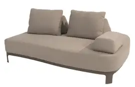 4 Seasons Outdoor | Santorini Loungebank 2-zits met Armleuning