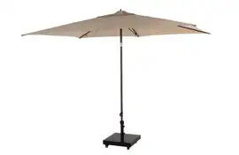 4 Seasons Outdoor | Azzurro Parasol 200 x 300 cm | Wenge Frame Beach