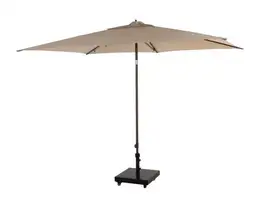 4 Seasons Outdoor | Azzurro Parasol 200 x 300 cm | Wenge Frame Beach