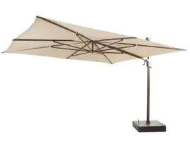 4 Seasons Outdoor | Finca Zweefparasol 400 x 300 cm | Wenge Frame Beach