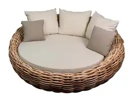 Apple Bee | Loungestoel Cocoon | Mocca-Bouclé Cream