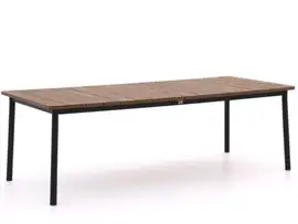 Apple Bee | Tuintafel Milou 240 x 100 cm | Teak-Black (Nieuw)