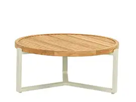 Apple Bee | Koffietafel Monaco Ø75 cm | Oyster-Teak