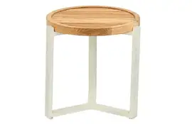 Apple Bee | Koffietafel Monaco Ø45 cm | Oyster-Teak