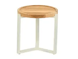 Apple Bee | Koffietafel Monaco Ø45 cm | Oyster-Teak