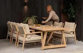 4 Seasons Outdoor | Low-Diningset Julia