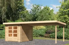 Woodfeeling | Tuinhuis Bastrup 4 met Overkapping 4,0