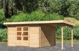 Woodfeeling | Tuinhuis Bastrup 7 met Overkapping 2,0