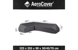 AeroCover | Loungesethoes 325 x 255 x 90 x 30-45-70(h) | L-Platform Links