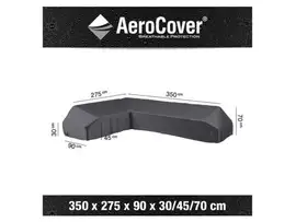AeroCover | Loungesethoes 350 x 275 x 90 x 30-45-70(h) | L-Platform Links