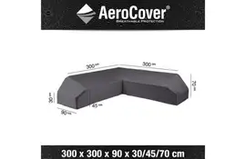 AeroCover | Loungesethoes 300 x 300 x 90 x 30-45-70(h)