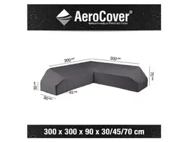 AeroCover | Loungesethoes 300 x 300 x 90 x 30-45-70(h)