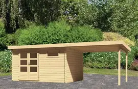 Woodfeeling | Tuinhuis Bastrup 8 met Overkapping 3,0