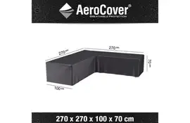 AeroCover | Loungesethoes 270 x 270 x 100 x 70(h) cm | L-vorm