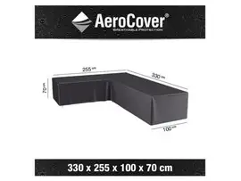 AeroCover | Loungesethoes 330 x 255 x 100 x 70(h) | L-vorm Links