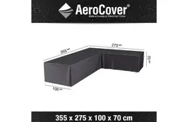 AeroCover | Loungesethoes 355 x 275 x 100 x 70(h) | L-vorm Rechts
