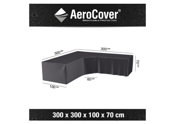 Loungesethoes AeroCover Platinum L Trapeze 300 x 300 cm