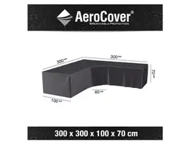 Loungesethoes AeroCover Platinum L Trapeze 300 x 300 cm