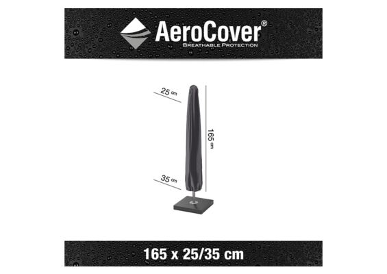 Parasolhoes AeroCover Platinum 165(H) x 25-35 cm