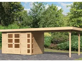 Woodfeeling | Tuinhuis Kerko 4 met Overkapping 2,8 | Onbehandeld