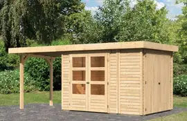 Woodfeeling | Tuinhuis Retola 2 met Overkapping 2,4 en Opslagruimte