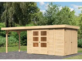 Woodfeeling | Tuinhuis Retola 3 met Overkapping 2,8 en Opslagruimte