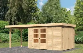 Woodfeeling | Tuinhuis Retola 4 met Overkapping 2,8 en Opslagruimte