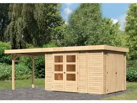 Woodfeeling | Tuinhuis Retola 4 met Overkapping 2,8 en Opslagruimte