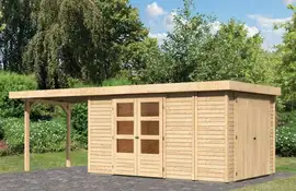 Woodfeeling | Tuinhuis Retola 6 met Overkapping 2,8 en Opslagruimte