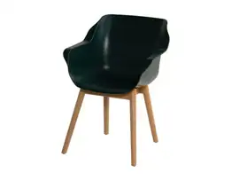 Hartman | Tuinstoel Sophie met Armleuningen Teak | Night Green