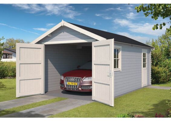 Outdoor Life Products | Garage Dillon 300 x 540 | Gecoat | Platinum Grey-Wit