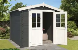 Outdoor Life Products | Tuinhuis Ingo 230 x 175 | Gecoat | Carbon Grey-Wit