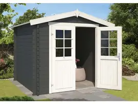 Outdoor Life Products | Tuinhuis Ingo 230 x 175 | Gecoat | Carbon Grey-Wit
