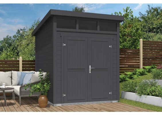 Outdoor Life Products | Tuinhuis Kibo 2 - 200 x 250 | Gecoat | Carbon Grey