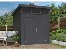Outdoor Life Products | Tuinhuis Kibo 2 - 200 x 250 | Gecoat | Carbon Grey