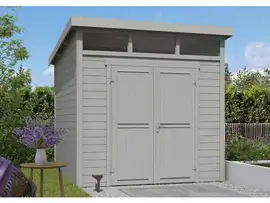 Outdoor Life Products | Tuinhuis Kibo 3 - 250 x 250 | Gecoat | Platinum Grey