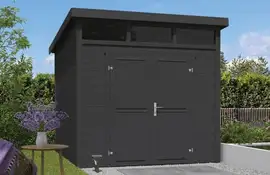 Outdoor Life Products | Tuinhuis Kibo 3 - 250 x 250 | Gecoat | Carbon Grey