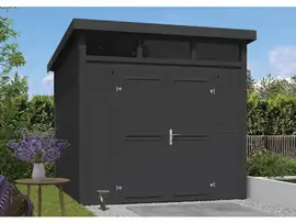 Outdoor Life Products | Tuinhuis Kibo 3 - 250 x 250 | Gecoat | Carbon Grey