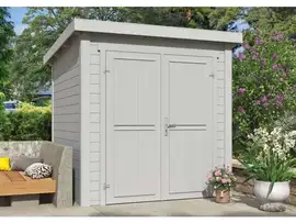 Outdoor Life Products | Tuinhuis Sara 200 x 200 | Gecoat | Platinum Grey