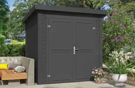 Outdoor Life Products | Tuinhuis Sara 200 x 200 | Gecoat | Carbon Grey