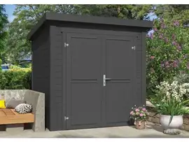 Outdoor Life Products | Tuinhuis Sara 200 x 200 | Gecoat | Carbon Grey