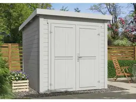 Outdoor Life Products | Tuinhuis Sara 200 x 250 | Gecoat | Platinum Grey